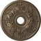 Ekena Millwork Acanthus Twist Medallion (Canopies up to 8 3/8"), 23 5/8"OD x 4 5/8"ID x 1 7/8"P, Warm Silver CM23ACWSS - alternate 1